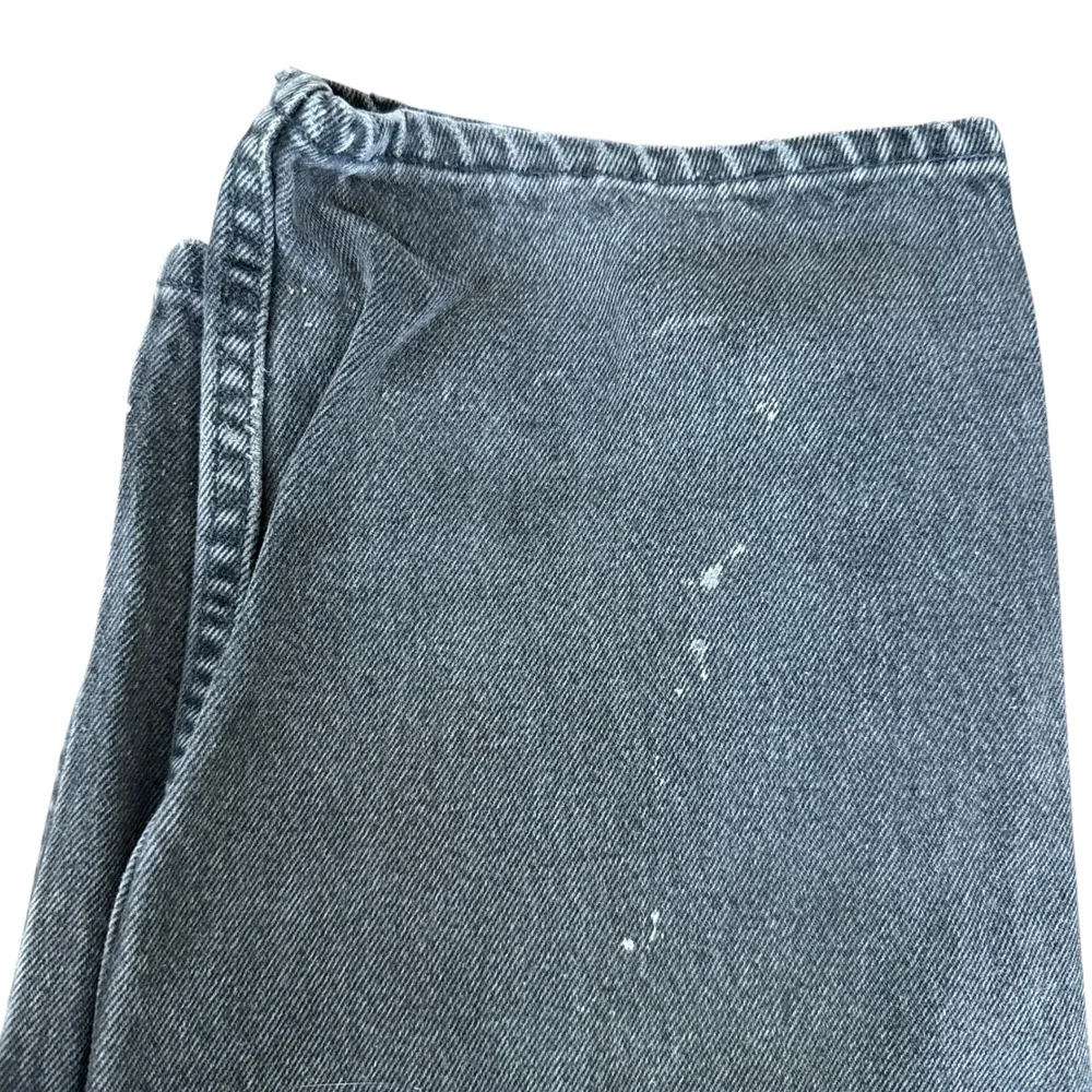 Vintage Levis 555 Orange Tab Black Relaxed Fit Straight Jeans Mens 34x30 USA 90s
